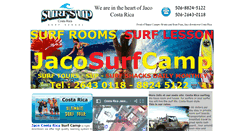 Desktop Screenshot of jacosurfcamp.com